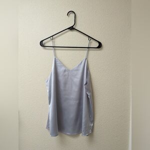 Gray Silk Tank top